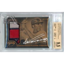 Vladimir Guerrero 2014 Topps Dynasty Patch Autograph Card #APVG3 7/10 BGS 9.5