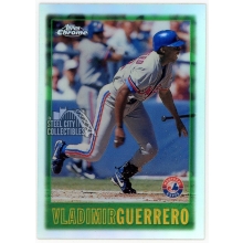 Vladimir Guerrero 1997 Topps Chrome Refractor Card #153