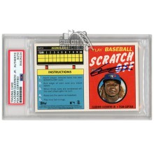 Vladimir Guerrero Jr 2020 Topps Heritage Jumbo Scratch Off Autograph Card #4 PSA/DNA