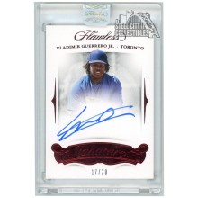 Vladimir Guerrero Jr. 2018 Panini Flawless Signatures Ruby Rookie #FS-VGJ 17/20