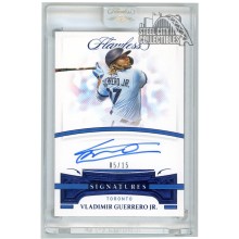 Vladimir Guerrero Jr. 2021 Panini Flawless Signatures Sapphire FS-VJ 05/15