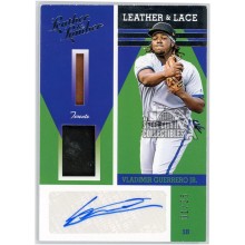 Vladimir Guerrero Jr. 2019 Panini Leather & Lumber Leather & Lace RPA 01/25