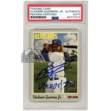 Vladimir Guerrero Jr 2019 Topps Heritage "Vladdy Jr" Rookie Autograph Card #504 PSA/DNA