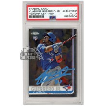 Vladimir Guerrero Jr 2019 Topps Chrome Autograph Rookie Card #201 PSA/DNA (Blue)