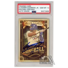 Vladimir Guerrero Jr 2020 Topps Allen & Ginter Longball Lore Autograph Card #LL-17 PSA/DNA 10