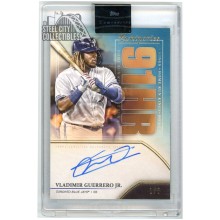 Vladimir Guerrero Jr. 2020 Topps Luminaries Home Run Kings Blue Auto 1/5