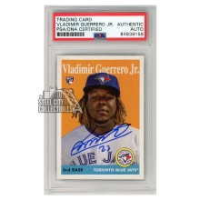Vladimir Guerrero Jr 2019 Topps Archives Autograph Rookie Card #14 PSA/DNA