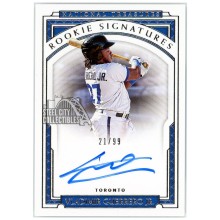 Vladimir Guerrero Jr 2019 Panini National Treasures Rookie Autograph Card #RS-VG 21/99