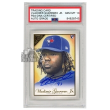 Vladimir Guerrero Jr 2019 Topps Gallery Autographed Rookie Card #98 - PSA/DNA 10