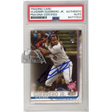 Vladimir Guerrero Jr 2019 Topps Update Rookie Autograph Card #US272 PSA/DNA