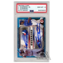 Vladimir Guerrero Jr Vladimir Guerrero 2016 Bowman Family Tree Aqua Autograph Card #FT-GU 077/150 PSA/DNA 10
