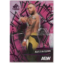 Austin Gunn 2025 Upper Deck AEW SP Game Used Magenta Card #31 8/10