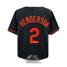 Gunnar Henderson Autographed Baltimore Custom Black Baseball Jersey - BAS