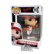 Gunnar Henderson Autographed Baltimore Orioles Funko Pop - BAS (Orange Ink)