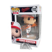Gunnar Henderson Autographed Baltimore Orioles Funko Pop - BAS (Smeared Auto)