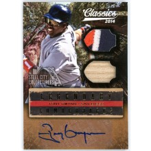 Tony Gwynn 2014 Panini Classics Legendary Lumberjacks Dual Relic Auto Card 4/5