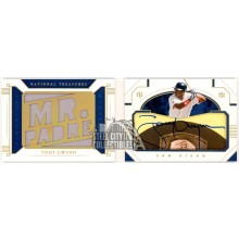 Tony Gwynn 2021 Panini National Treasures Booklet Patch Autograph Card 03/10