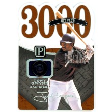 Tony Gwynn 2016 Panini Pantheon 3000 Hit Club Die-Cut Button Card #47 1/1