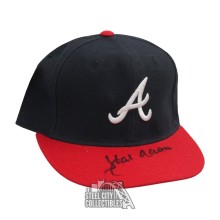 Hank Aaron Autographed Atlanta Baseball Cap Hat - JSA