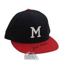 Hank Aaron Autographed Milwaukee Baseball Cap Hat - JSA