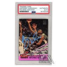 Anfernee Hardaway 1993-94 Topps Stadium Club Beam Team Autograph RC Card #23 PSA/DNA (Light Blue)