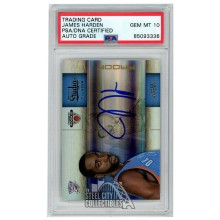 James Harden 2009-10 Panini Studio Proof Autograph Rookie Card #135 /49 PSA/DNA 10