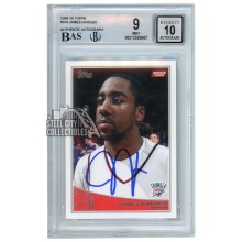 James Harden 2009-10 Topps Autograph RC Card #319 BGS 9 BAS 10