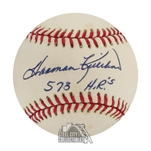 Harmon Killebrew 573 HR's Autographed OAL Bobby Brown Baseball - PSA/DNA