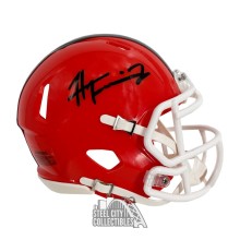 Harold Fannin Autographed Cleveland Browns Speed Mini Football Helmet - JSA