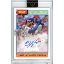 Bryce Harper 2020 Topps Transcendent Through The Years 1976 Record Breakers Autograph Card #BH-76RB 1/1