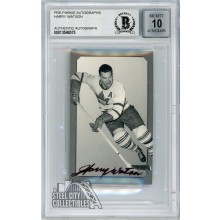 Harry Watson Autographed Pre-Parkie Card /1000 - BAS 10
