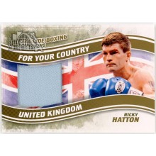 Ricky Hatton 2011 ITG Ringside Boxing For Your Country Gold Trunks Card #FYC-10 /10