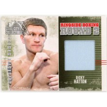 Ricky Hatton 2011 ITG Ringside Boxing Silver Trunks Card #AM-34