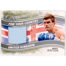 Ricky Hatton 2011 ITG Ringside Boxing For Your Country Silver Trunks Card #FYC-10