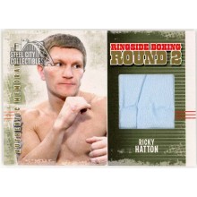 Ricky Hatton 2011 ITG Ringside Boxing Gold Trunks Card #AM-34 /10