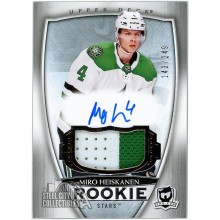 Miro Heiskanen 2018-19 Upper Deck The Cup Rookie Patch Autograph Card #97 143/249