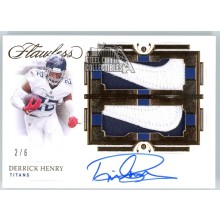 Derrick Henry 2021 Panini Flawless Bronze Dual Nike Logo Auto Card #DPA-DHE 2/6