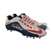 blue and red football cleats