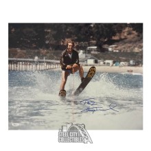 Henry Winkler Autographed Fonzie Happy Days Water Skiing W/ Fonz Inscription 16x20- JSA