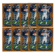 Justin Herbert 2020 Panini Prizm Lazer Rookie Card #325 10 Count Lot