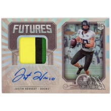 Justin Herbert 2020 Panini Legacy Futures Rookie Patch Autograph Card #FP-JH 13/99