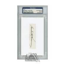 Herbert Hoover Autographed Cut - PSA/DNA (Black Ink)