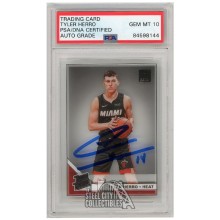 Tyler Herro 2019-20 Panini Clearly Donruss Autograph Rookie Card #63 PSA/DNA 10