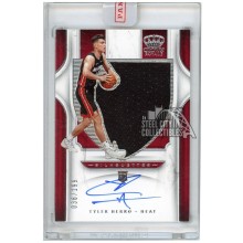 Tyler Herro 2019-20 Panini Crown Royale Silhouettes Rookie Jersey Auto 36/199