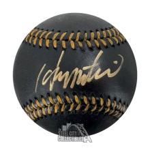 Hideki Matsui Autographed Official Black MLB Baseball - BAS