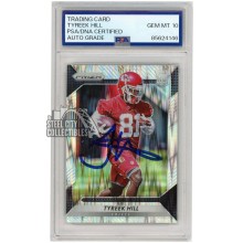 Tyreek Hill 2016 Panini Flash Autograph Rookie Card #296 PSA/DNA 10