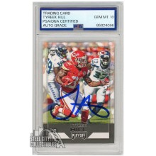 Tyreek Hill 2016 Panini Playoff Autograph Rookie Card #283 PSA/DNA 10