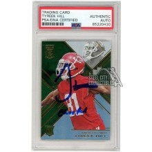 Tyreek Hill 2016 Panini Donruss Elite "Cheetah" Autograph Rookie Card #144 PSA/DNA
