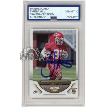 Tyreek Hill 2016 Panini Certified Autograph Rookie Card #184 /999 PSA/DNA 10