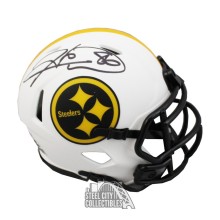 Hines Ward Autographed Pittsburgh Lunar Eclipse Mini Football Helmet - BAS